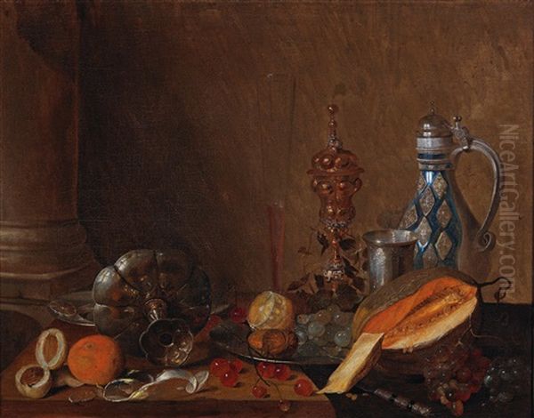 A Still Life With A Gadrooned Goblet - view 1