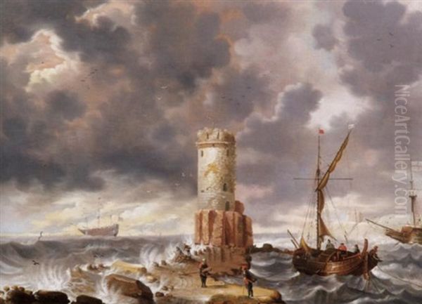 Phantastischer Hafen Mit Leuchtturm - view 1