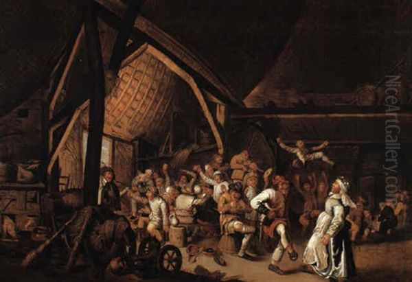Wedding Dance In A Barn - view 1