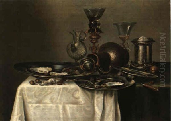 Still Life With Conical Roemer Upon Its Stand - view 1