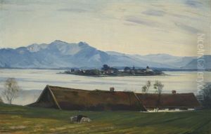 Blick Auf Die Fraueninsel by Hiasl Maier-Erding
