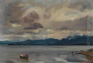 Am Ufer Des Chiemsees by Hiasl Maier-Erding