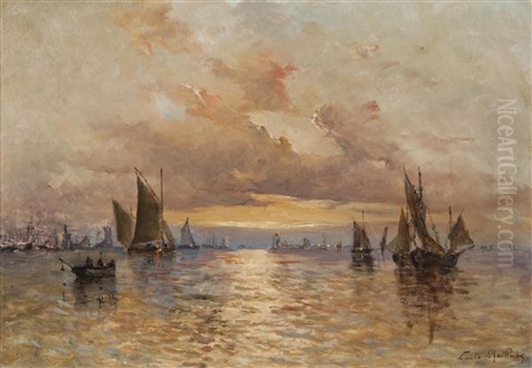 Retour De Peche Au Crepuscule - view 1