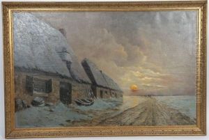 Paysage De Neige by Emile Maillard