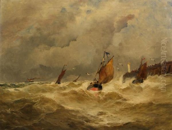 Boats At Sea - view 1