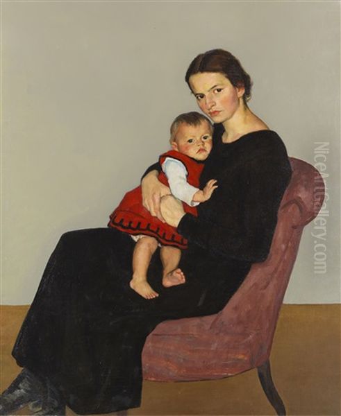Clare Maillard Mit Tochter Maria - view 1