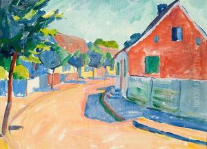 Roter Giebel by Willi Maillard