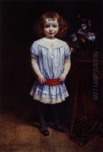 Portrait D'enfant by Diogene Ulysse Napoleon Maillart