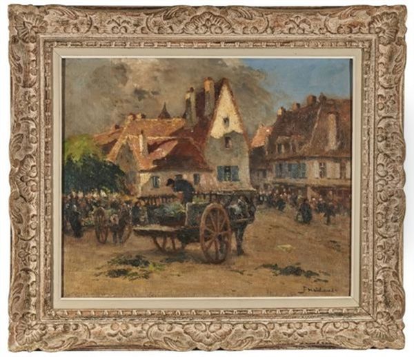 La Place Du Marche A La Chatre, Le Coudray - view 1