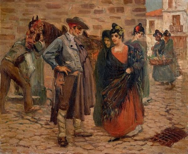 Scene De Rue En Espagne - view 1