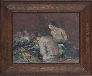 Le(s) Brodeuses De Tapisseries by Fernand Maillaud