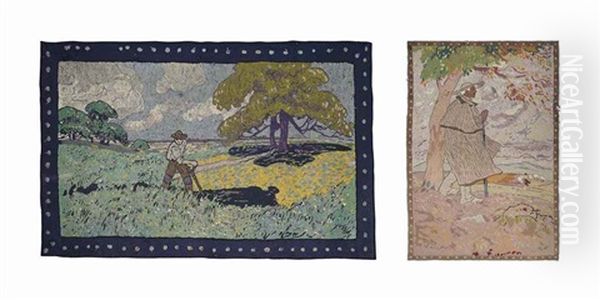 The Reaper And The Shepherd (2 Works) by Fernand Maillaud