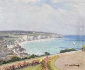 Vue D'etretat by Fernand Maillaud