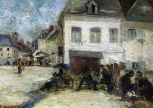 Scence De Marche by Fernand Maillaud