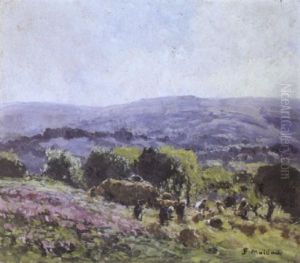 Les Moissons Dans La Creuse by Fernand Maillaud