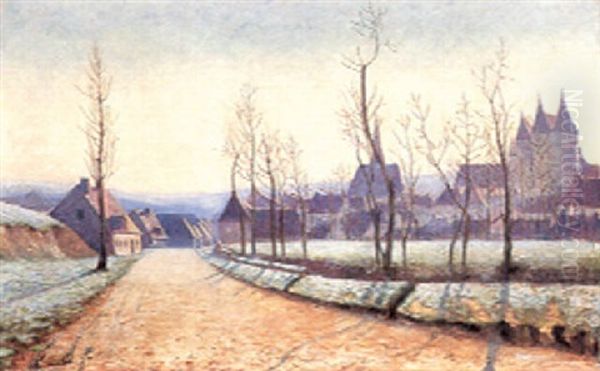 Paysage Du Berry En Hiver - view 1