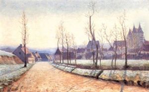 Paysage Du Berry En Hiver by Fernand Maillaud