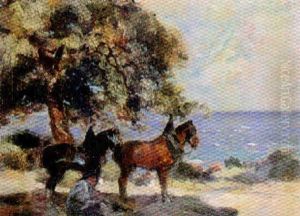 La Halte Du Ramasseur De Varech En Bord De Mer La Halte Du Ramasseur De Varech En Bord De Mer