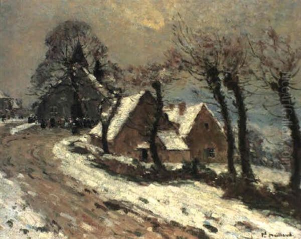 Village In A Winter Landscape - view 1