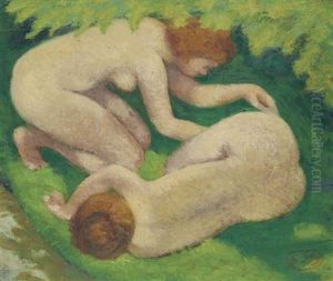 Les Deux Baigneuses by Aristide Maillol