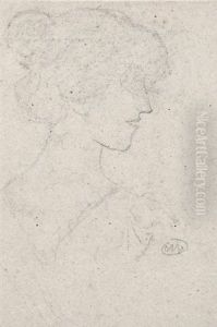 Visage Feminin De Profil