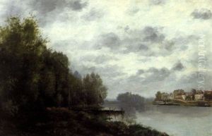 Village En Bord De Riviere