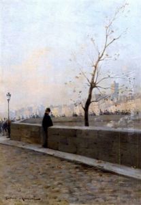 Am Quai D'anjou Auf Der Ile Saint-louis In Paris