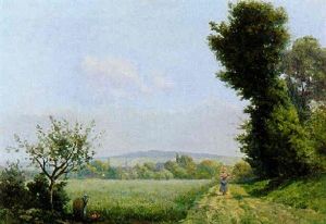 La Ramasseuse De Pommes by Gustave Maincent