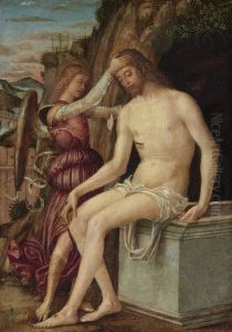 The Resurrected Christ With An Angel