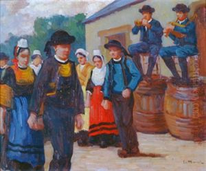 Scene Bretonne by Alexander Mairet