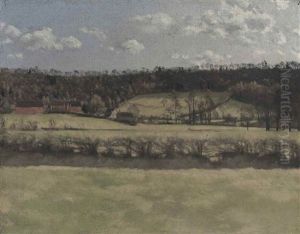 A Farmhouse In An Extensive Landscape by Paul Fordyce Maitland
