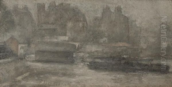 December Skies, Chelsea (+ November Weather On The River; Pair) - view 1