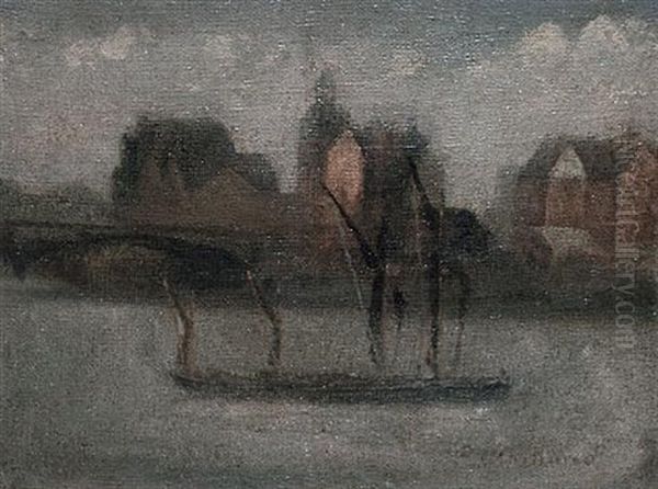 Sailing Barge - Battersea - view 1