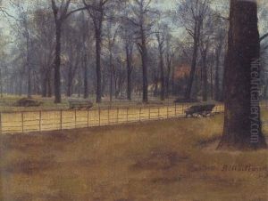 The Long Walk, Kensington Gardens, New Witby Hill Gate by Paul Fordyce Maitland