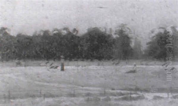 Kensington Gardens, Vicinity Of The Pond - view 1