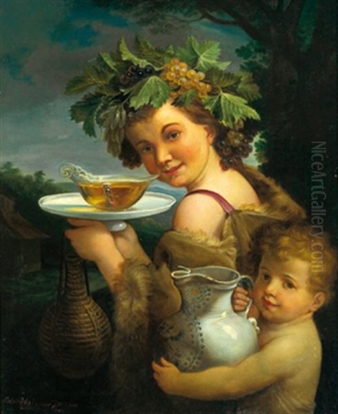 Bacco Con Amorino (after Guido Reni) - view 1