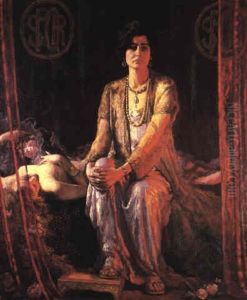 Herodias And Her Daughter by Ernest Lee Major