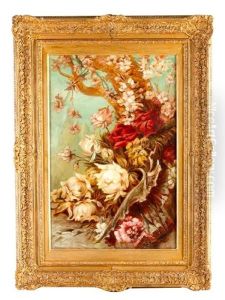 Flowers With A Tree Stump