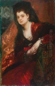 Portrait Der Sangerin Emilie Tagliana Portrait Der Sangerin Emilie Tagliana