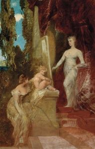 Allegorie Der Malerei by Hans Makart