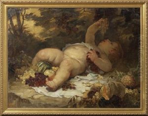 Allegories Of The Four Seasons (irgr, Set Of 4) by Hans Makart