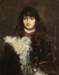 Bildnis Frau Adele Schrodl, Gattin Des Wiener Malers Anton Schrodl Bildnis Frau Adele Schrodl, Gattin Des Wiener Malers Anton Schrodl