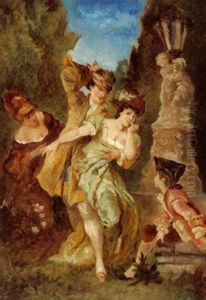 Blinde Kuh by Hans Makart