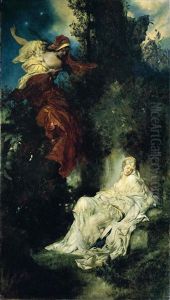 Das Schlafende Schneewittchen (the Sleeping Snow White) by Hans Makart