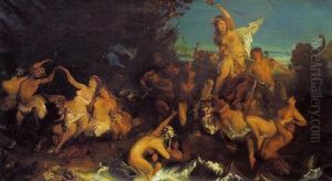 Bacchus Und Ariadne by Hans Makart
