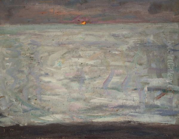 Solnedgang Over Havet - view 1