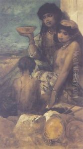 Nubian Family by Hans Makart