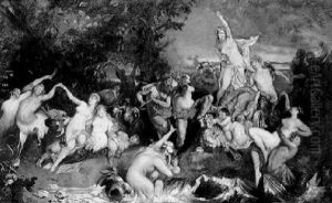 Bacchus Und Ariadne by Hans Makart