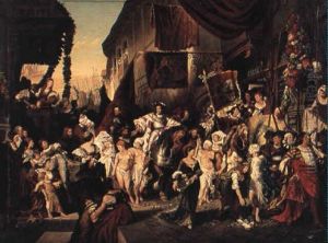 The Entry Of Carl V Into Antwerp