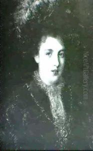 Damenportrait by Hans Makart